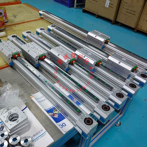 鼎诚64TB同步带模组直线导轨线性滑台 XYZ三轴铝型材数控工作滑台