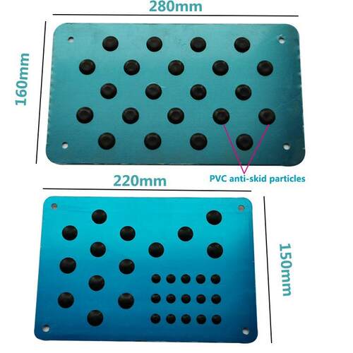 铝合金汽车脚垫修补踏板直销不锈钢铝合金汽车脚垫防滑补丁现货厚