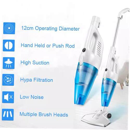 650W Corded Handheld Vacuum Cleaner 14kPa Portable for Home