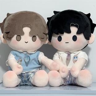 世界之外棉花娃娃顾时夜易遇属性40cm棉花娃娃一番赏娃已换棉坐姿