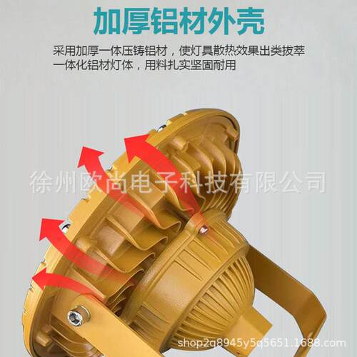 防爆泛光灯led化工工矿厂房灯超亮100W照明仓库工厂隔爆型照明灯