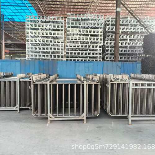 脚围栏铁马马拉松一体式旋转移动不锈钢杆护栏会展篮球隔离防活动