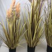 假花假树苇盆栽大型盆景居装 饰仿真家植盆栽蒲苇0913树狗尾绿巴芦