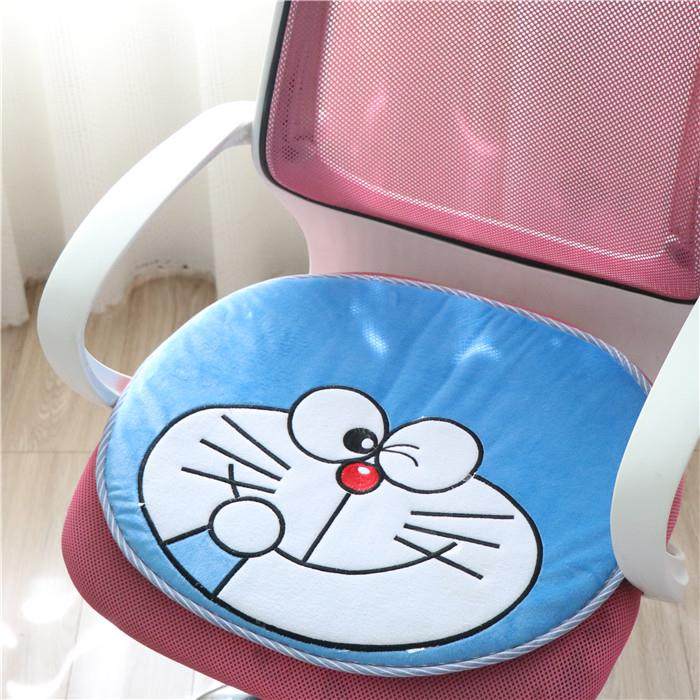 高档包邮卡机器猫坐垫靠枕电通脑办公室椅用亚麻垫用绒垫四季,居家布艺,椅垫,淘宝优惠券,粉丝福利购,淘宝优惠卷