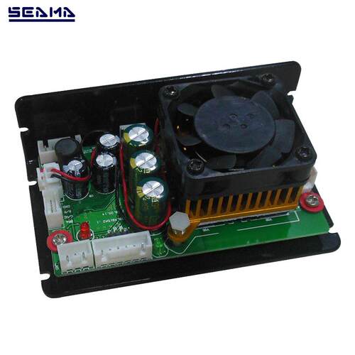 低压48V 750W有感三相直流无刷电机驱动器可调速大功率控制板
