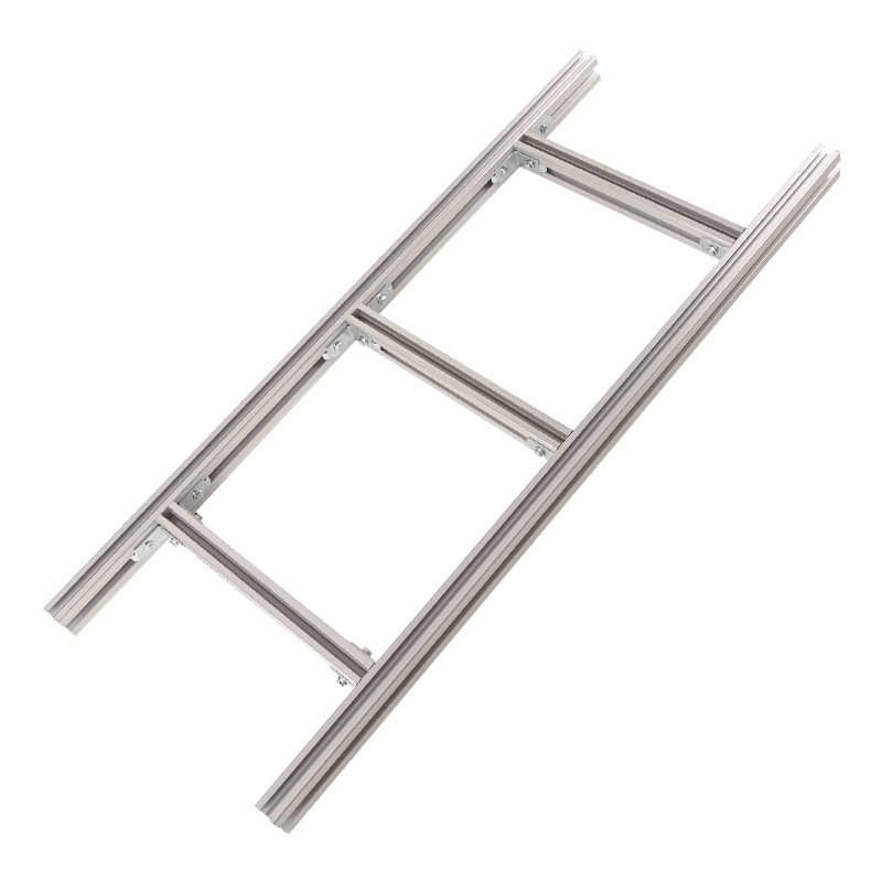 成林通信铝合金走线架 机房走线架4c铝合金走线架 大跨距梯式桥架