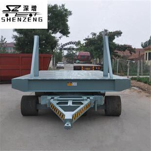 52吨平板拖车运搬运平拖车运输319工具输车板重型平板拖车