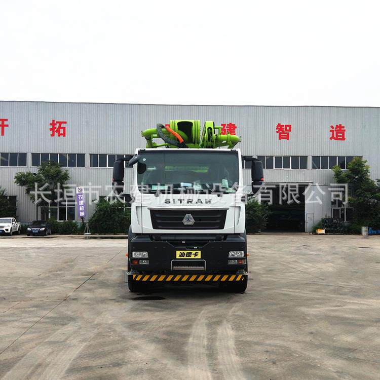混凝土泵车重汽汕德卡底盘58米泵车
