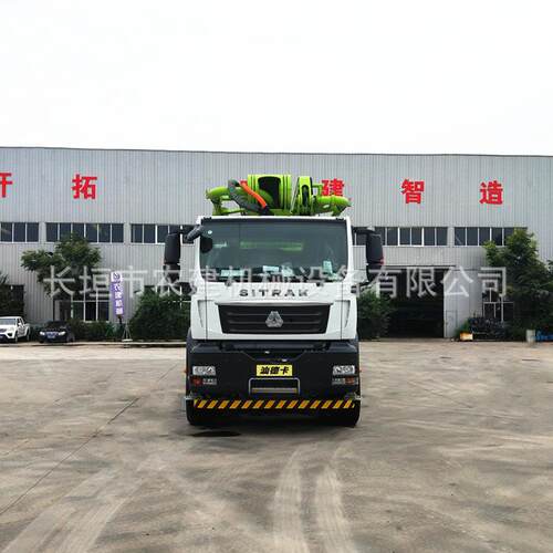 混凝土泵车重汽汕德卡底盘58米泵车