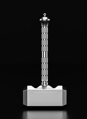 正品大七不锈钢雷之锤身实心全量金属哑铃锤铃力训练健家用器神材