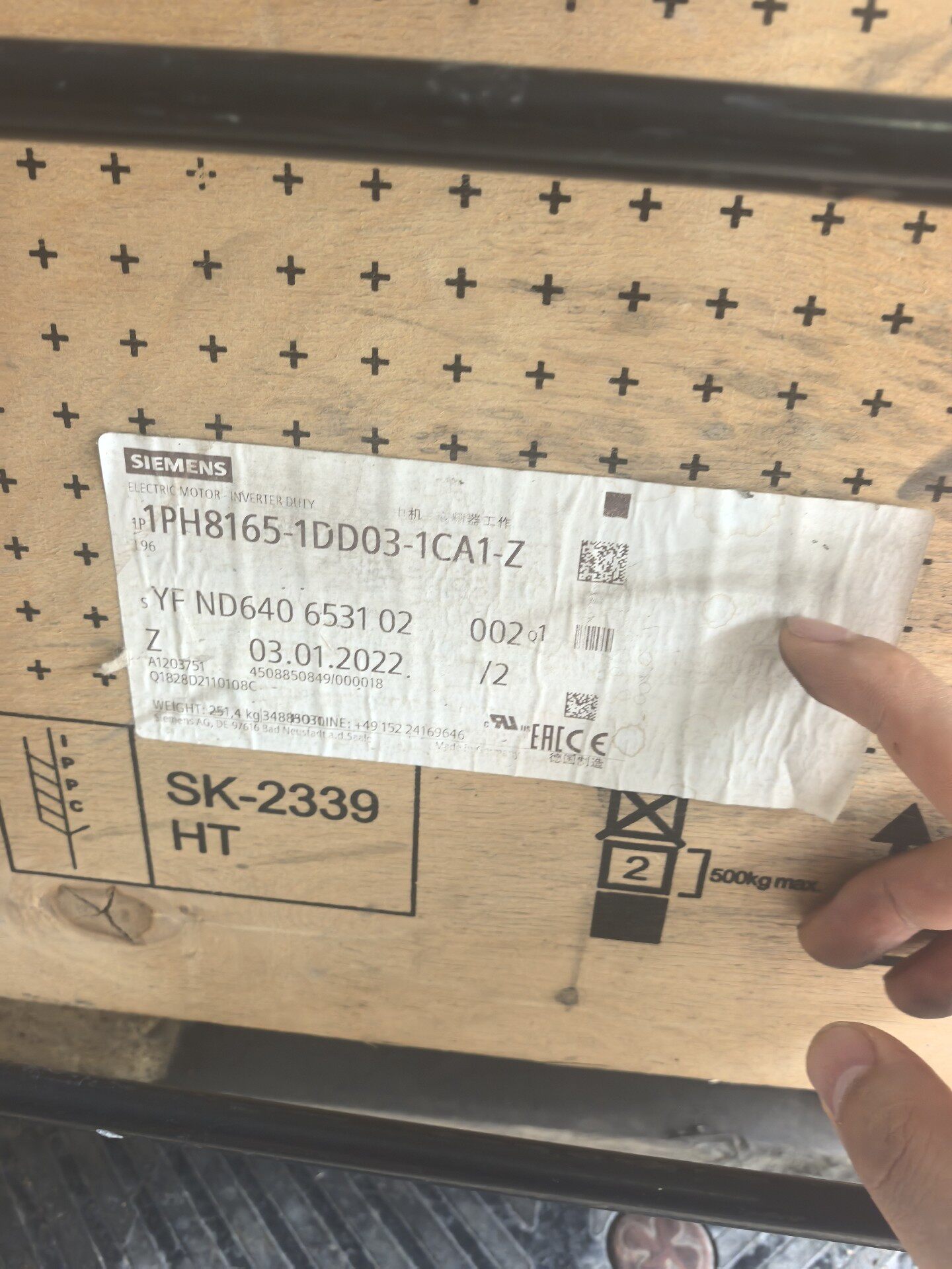 西门子主轴电机 1PH8165-1DD03-1CA1-Z全新