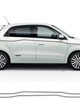 适用于雷诺RenaultTwingo3车贴车身贴纸腰线贴A2073