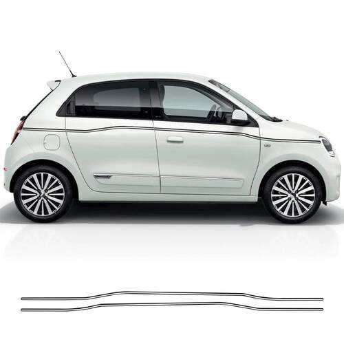 适用于雷诺RenaultTwingo3车贴车身贴纸腰线贴A2073