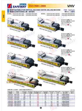 原装台湾虎钳油压虎钳VHV-10V-SJ铣床虎钳VHV-160VHV-200