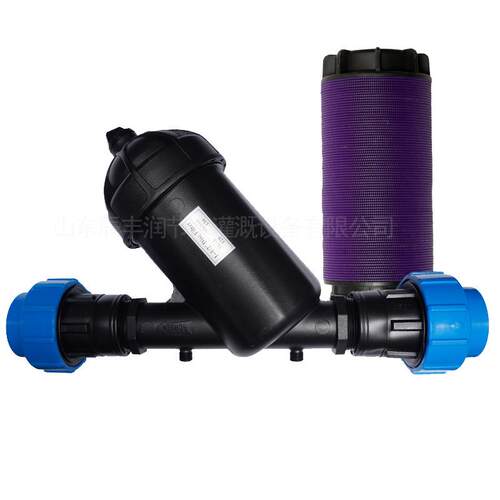 40目叠片滴灌农业过滤器滤芯喷灌水带喷水农用灌溉大棚喷灌pe管