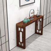 新中式 实木玄关桌门关台简约玄20180505现厅代端景台条案条几靠墙