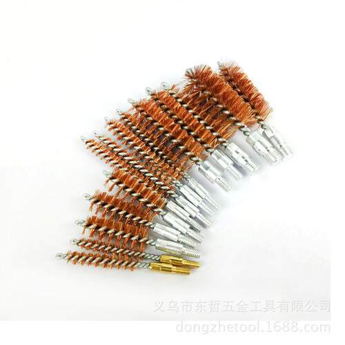 厂家直销62件套多功能高档铜丝棉刷钢丝刷 清洁工具刷管刷套装
