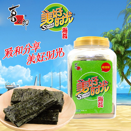 喜之郎 美好时光海苔75g 桶装原味儿童零食即食紫菜寿司拌饭