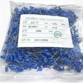 400V 脚距7.5 102M 高压瓷片安规Y电容250V 222M 472M 10MM 整包