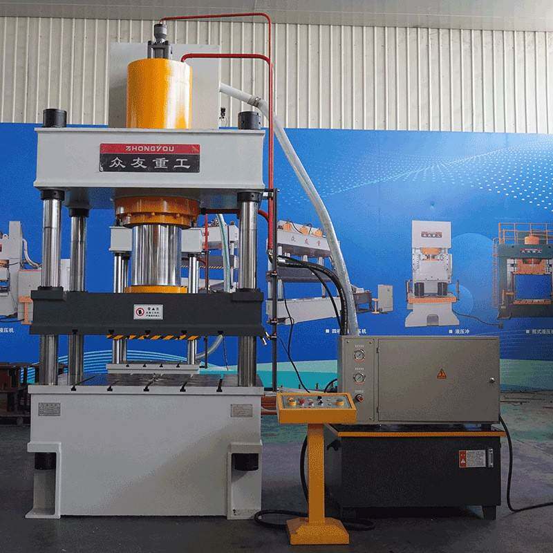 凯夫拉头盔液压机315T四柱油压机芳纶防弹头盔压力机复合材料压机