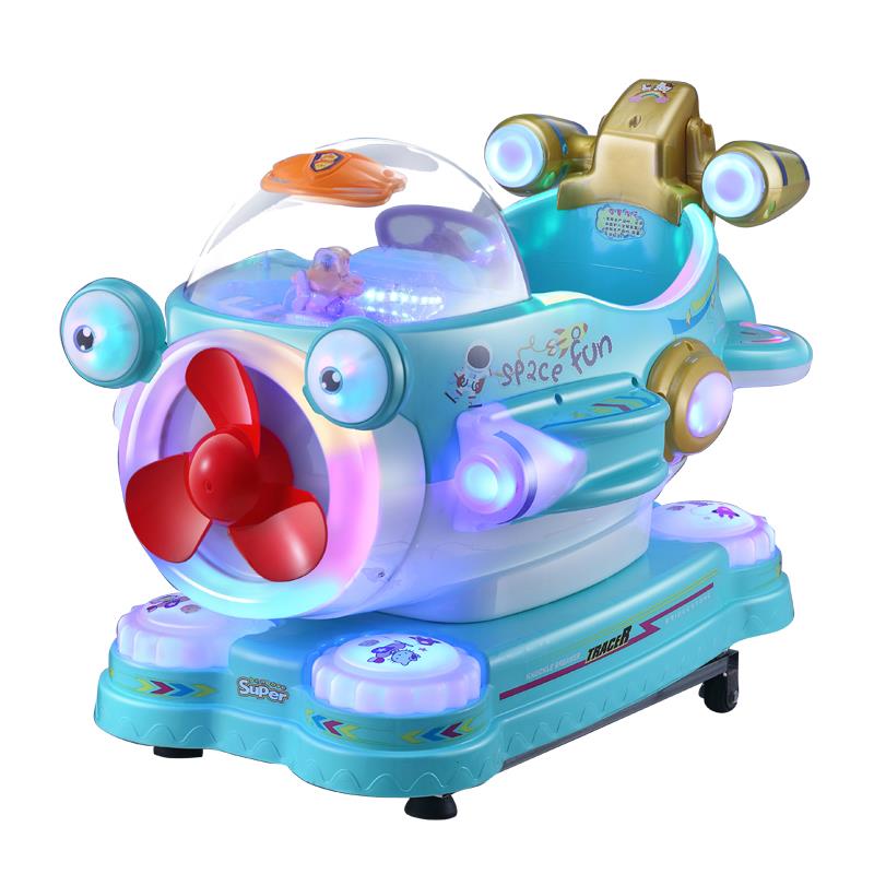 正品网红摇车投币商用新款儿童电动用MP5屏瑶马玩幕具摇门口家摇