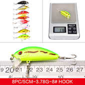 欢迎取样 硬饵自由搭配翘嘴鲈鱼通吃混装 53个路亚鱼饵套装 混装