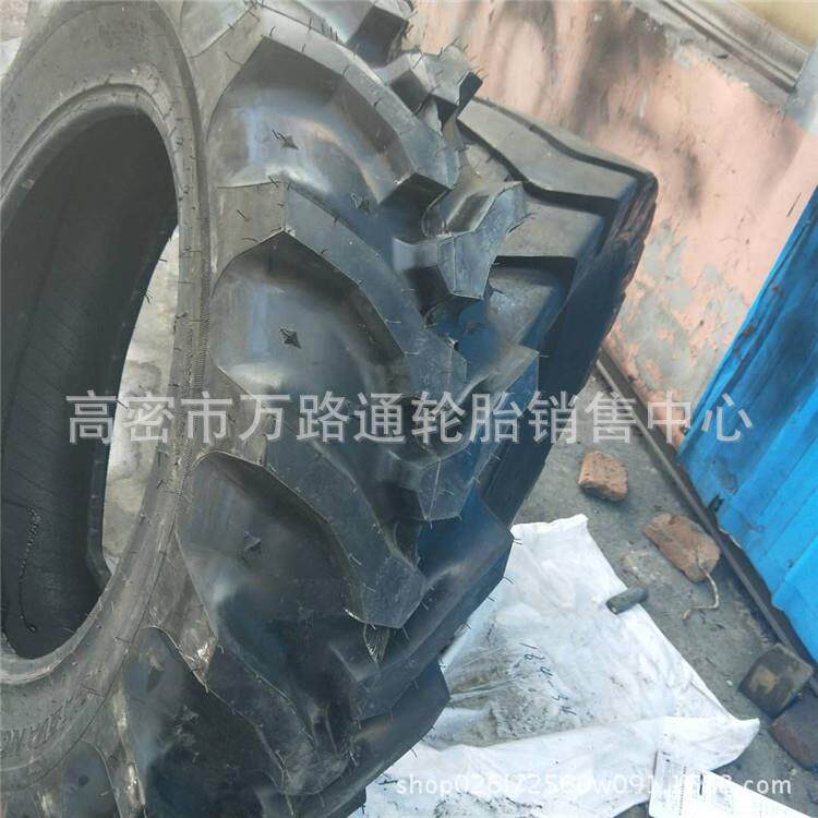 四轮拖拉机轮胎13.6-28轮胎加宽人字农用轮胎R-1E花纹