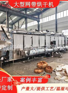 连续式山菜清洗烘干设备多层带式烘干机梅干菜烘干设备空气能干燥