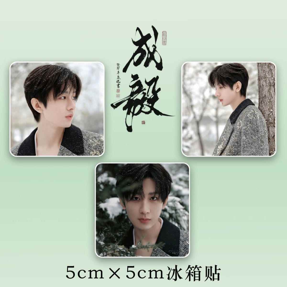成毅亚克力加厚冰箱贴明星应援周边磁性贴磁吸耐用纪念品高颜值礼