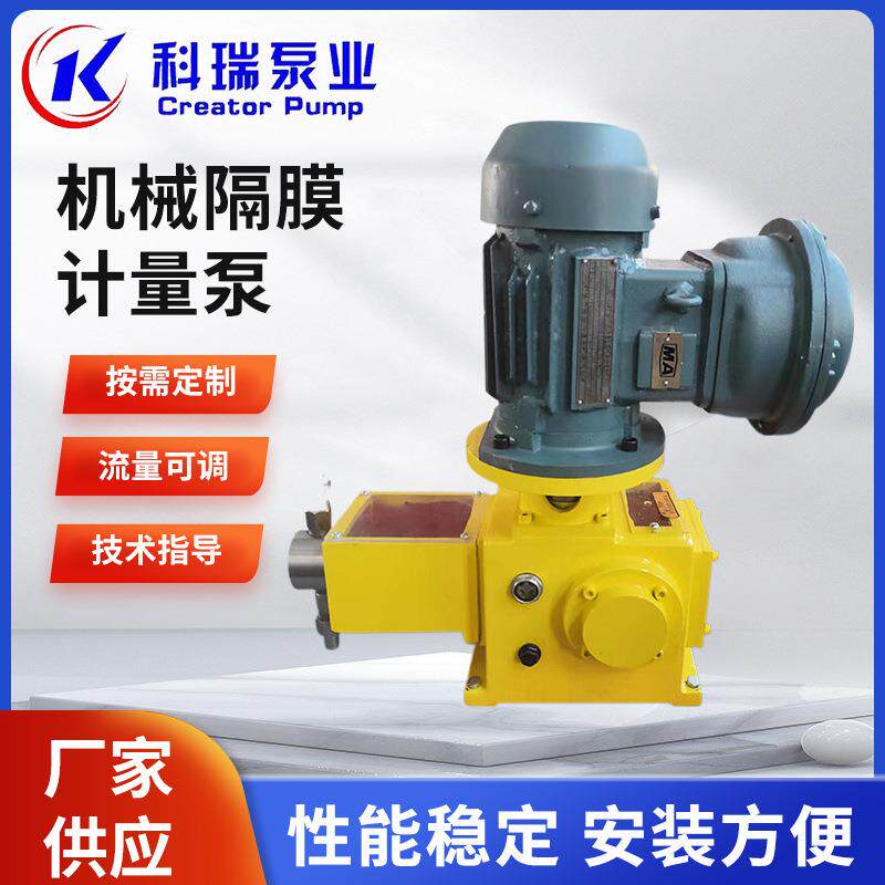 厂家大流量机械隔膜计量泵无泄漏加药泵加药装置碳源