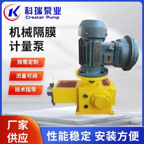 厂家大流量机械隔膜计量泵无泄漏加药泵加药装置碳源