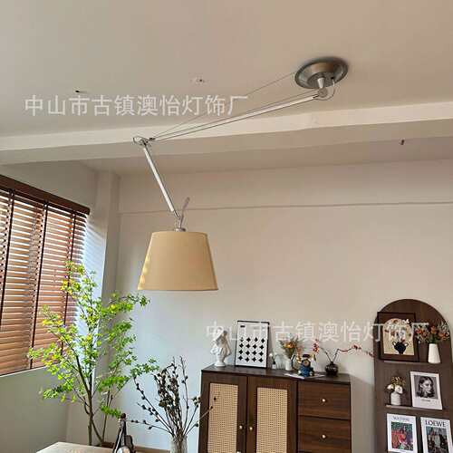 意大利书房可移位中古餐厅吊灯Tolomeo摇臂卧室工作室设计师灯具