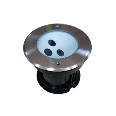 LED偏光埋地灯外壳3W6W12W18W24W户外地埋灯压铸不锈钢面