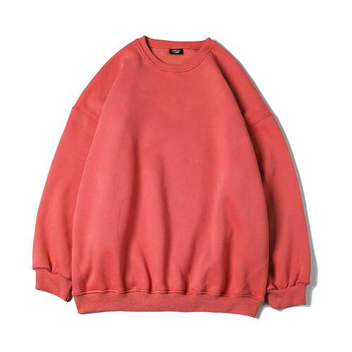 Men's round neck pullover hoodie, youth sports jacket