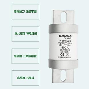 直流充电桩用DC1000VRSM5230 圆管新能源汽车熔断器500A RS309