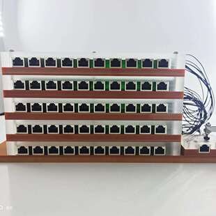 测试工装 治具 标准夹具RJ45一出50简易快速夹电木工装