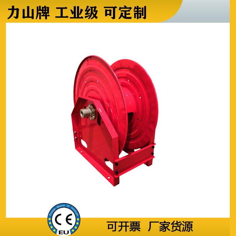 工业手摇水管收纳盘管器消防软管不锈钢可定高压60米重型水管卷盘