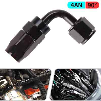 油冷接头汽车改装AN4AN6AN8AM10AN12快速防渗漏油管接头0度-180°