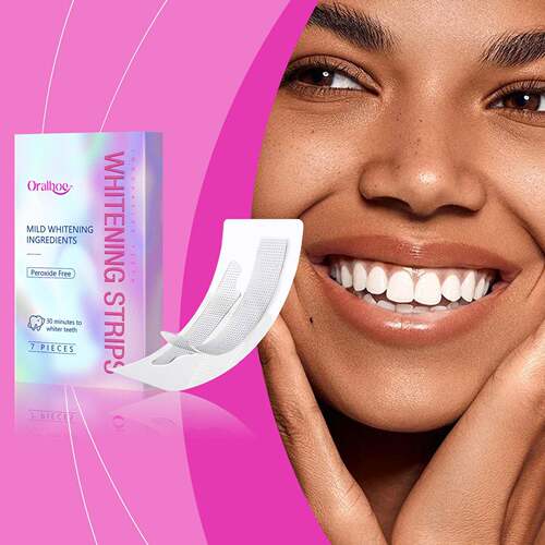 ORALHOE Teeth Whitening Strips Gentle Stain Removal Strips t