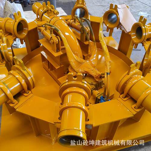 隧道12出口自动液压分层布料机智能360度自动换管二衬台车布料机