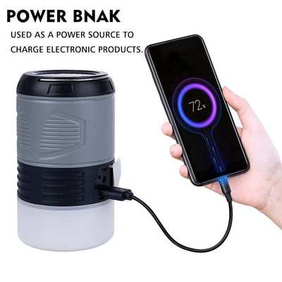 新款户外多功能太阳能充电灭蚊灯防水灯笼露营驱蚊灯照明野营灯