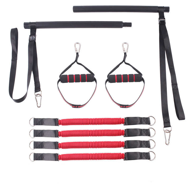 普拉器弹力瑜伽棒健身提家用厂家多功能棒器材拉力训练普拉套装提