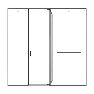 淋浴T字房干凯旋湿分离别墅隔断卫生间洗澡玻型璃凯屏旋系列