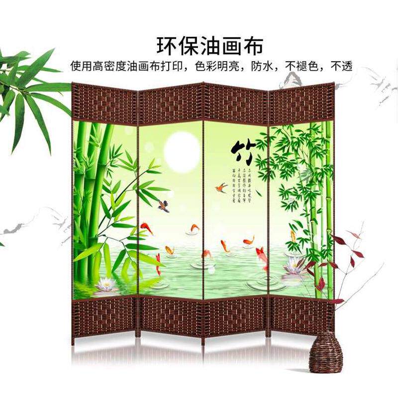屏风隔断客厅折叠可移动现代简约卧室遮挡帘办公室美容院餐厅包间
