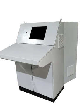 仿威图APSD三段式操作台工业立式琴式斜面操作柜电气控制配电机柜