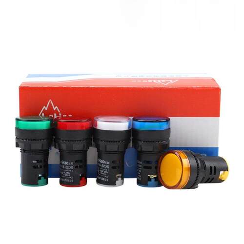 ad16-22dsLED信号灯电源指示灯泡24v220v380v按钮开关电器配件22m