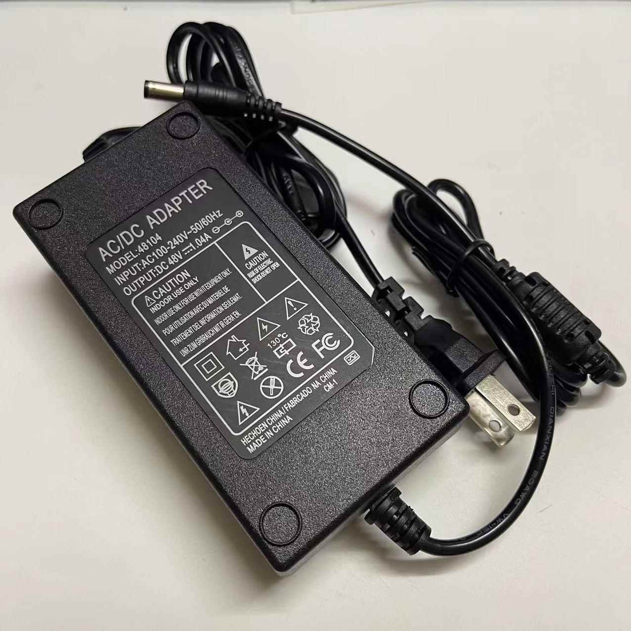海康威视POE监控硬碟录影主机DC48V1.04A2A3A电源配接器48W45W90W