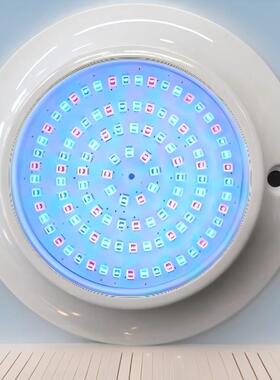 壁挂式泳池灯 带85-265V变压器一体控制器 遥控RGB IP68 12W