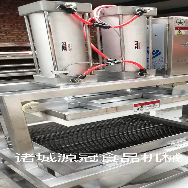 供应豆腐块切块机不锈钢双缸鱼豆腐气动千页豆腐切片设备生产厂家
