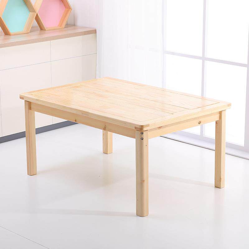 利聪幼儿童园桌儿实木桌椅宝宝多功能拼JMZ-15装子学习玩具积木桌